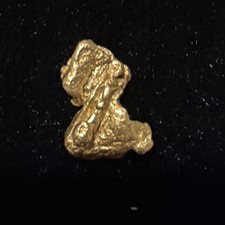 VENEZUELA GOLD NUGGET  “WORLD WAR Z” GOLD 23k+ .442g Design By GOD- Rare picture