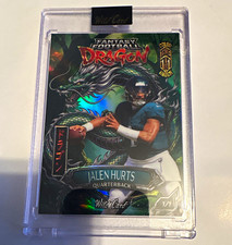 Wild Card 2026 Fantasy Football Dragon Jalen Hurts Color Match True 1/1 picture
