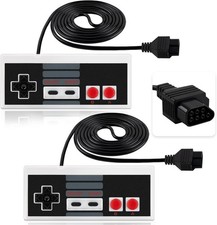 2Pack NES Controller For NES-004 Original Nintendo Console Wired Gamepad Vintage picture