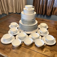 70pc VTG Harmony House ROSE 3504 Fine China Dish Set picture