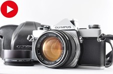 [US Stock] Olympus OM-1 Silver 35mm Film Camera 50mm f1.4 Case JAPAN #L521-R picture