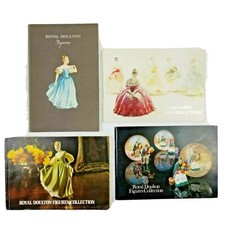 Lot of 4 Vtg Royal Doulton Figures Collection Books 70s & 80s Collectors Album picture