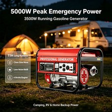 5000W Portable Inverter Generator Gas Powered for Home Power Backup RV Camping picture