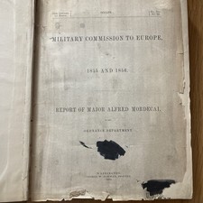 Military commission to Europe in 1855 & 1856 report of Major Alfred Mordecai 1st picture