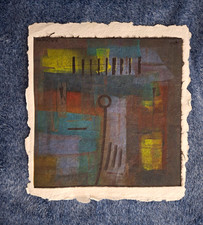 Ronald A Chee Original Signed Navajo Monotype YEII 2003 Native American Art picture