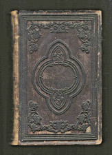 German Family Bible 1874 Antique Philly USA Luther 150 Pics Leather Gold Big VG picture