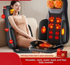 Snailax Gel Shiatsu Back Massager with Heat,Neck Massage Cushion Chair Pad 233G picture
