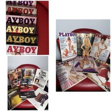 VTG 1983 Playboy Magazine Lot 6 MarJul Aug Sept Sybil Danning Centerfolds Intact picture