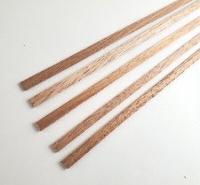 Mahogany Wood Strips 5 Pieces 1/16