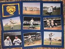 1993 Conlon Collection Color Master Series 1-9 Complete 8x10 Set Factory Sealed picture