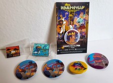 Mixed Buttons Pins San Diego Comic Con Cartoons Lot Set Misc Collectables NEW picture