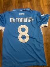 Scott Mctominay Signed Napoli Home Shirt With COA attached picture