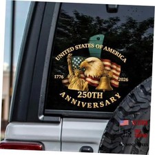 250th Anniversary USA Merchandise Car Decal - 8.3
