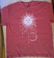 Widows bay Patricia Comfort Colors 2XL crimson T shirt Celestial sun moon picture