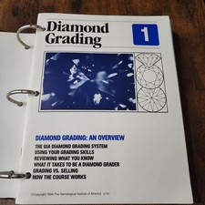 Diamond Grading GIA Ring Bound Gemological Institute Of America 1-22 picture