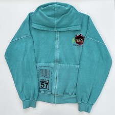 Maybe Crazy Clothing Full Zip Fully Embroidered Hoodie Adult One Size Oversized picture