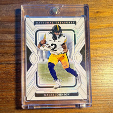 Panini National Treasures Collegiate 2025 Kaleb Johnson Iowa Hawkeyes RC #23/60 picture