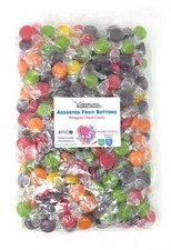 Assorted Fruit Flavored Buttons Candy - 4 lbs. ~ YANKEETRADERS® ~  picture