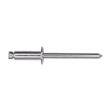 Pan-L Blind Rivets Aluminum Dome Head 3/16 Dia 1/4-3/8 Grip Pop, AD66ABS Bulk picture