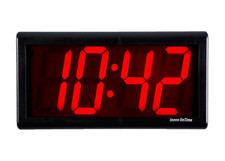 NOVANEX INOVA ONTIME INTERTEK ONT4BK-P 4 DIGIT POE RED LED CLOCK picture