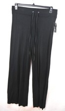 INC International Concepts Wide Leg High Rise Pants L Black Women’s New NWT picture