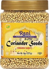 Rani Coriander (Dhania) Seeds Whole, Indian Spice 8oz (227g) PET Jar picture