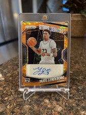 2025-26 Panini Prizm YAXEL LENDEBORG Stars Signatures ORANGE PULSAR PRIZM /99 picture