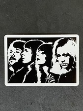 ABBA Silhouette Sticker Sm Iconic 70s Disco Glam Music Band for Laptops Etc New picture