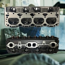 Pair (2) Loaded Cylinder Heads GM Chevy SBC 305 5.0L Vortec Swaps 12558059 520 picture