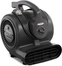 ALORAIR 3-Speeds Air Mover Blower Fan 115W 600CFM Utility Floor Fan - Black picture