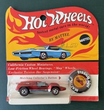 Vintage 1969 Hot Wheels Redline Red Mantis Carded Blisterpack picture