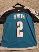 Will Smith San Jose Sharks Heritage Jersey fanatics Premium Sz 54 picture