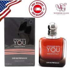 Stronger With You Absolutely by Giorgio Armani Eau De Parfum Spray 3.3 oz Newwww picture
