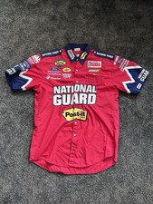 VINTAGE GREG BIFFLE RACE USED ROUSH RACING PIT CREW SHIRT Size LARGE picture