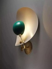 Vintage Brass Wall Lamp Mid Century Modern Handmade Wall Scone Light Fixture picture