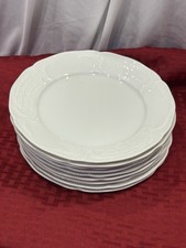 Nine (9) Sanssouci White by Rosenthal - Continental 7 7/8” Salad Plates picture