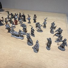 Vintage Ral Partha Army 35 Piece Metal Miniatures  1978 D&D Fantasy picture
