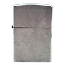 2005 Zippo Regular Brushed Chrome Windproof Lighter I 05 Vintage USA Worn picture