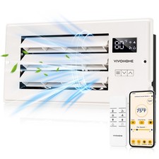Register Booster Fan 4''x10'' Opening Smart AC Vent Fan WiFi Thermostat 10 Speed picture
