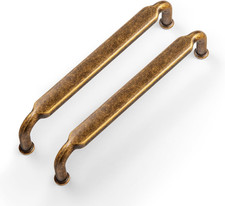 5 Inch Hole Center Antique Brass Zinc Alloy Cabinet Pulls Kitchen picture