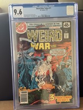 Weird War Tales #71 CGC 9.6  • Grim Reaper  Horror Cover • D.C. 1979 White picture
