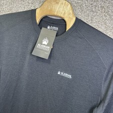 NWT Duluth Trading Co Alaskan Hardgear Shirt Mens 2XL Black Long Sleeve TunDry picture