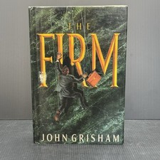 THE FIRM True 1st Edition 1st Print by John Grisham HCDJ 1991 picture