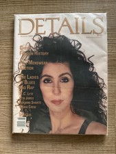 Vintage Details Magazine Chers Fashion History August 1989 picture