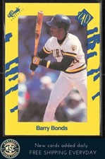 Barry Bonds 1990 Classic Yellow #T68 Pittsburgh Pirates picture
