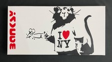 Banksy Rare Large Dismaland Painting 2015 with  paperwork picture