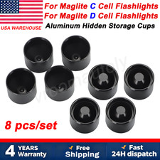 For Maglite C/D Cell Dry Storage Hidden Cups , Anodized Aluminum Non Freeze Plug picture