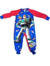 Vintage 1995 Toy Story One Piece Sleeper Buzz Lightyear Long Sleeve Cotton 5T picture