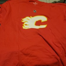 Fanatics Calgary Flames NHL Hockey Shirt Johnny Gaudreau #13 Red Men's 2XL picture