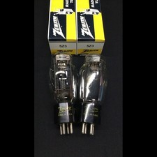 Nice Pair ZENITH 5Z3 Hanging Filament RECTIFIER Vacuum Tubes TEST NOS picture
